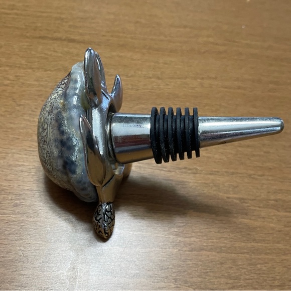 Sea Turtle and Shell Wine Bottle Topper - Picture 6 of 6